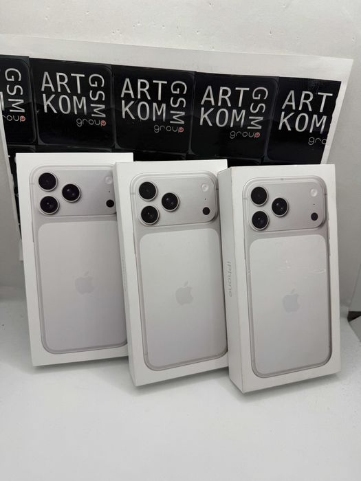 NAJTANIEJ od ARTKOM NOWY iPhone 17 Pro Max 256GB Silver 5100zł HIT!