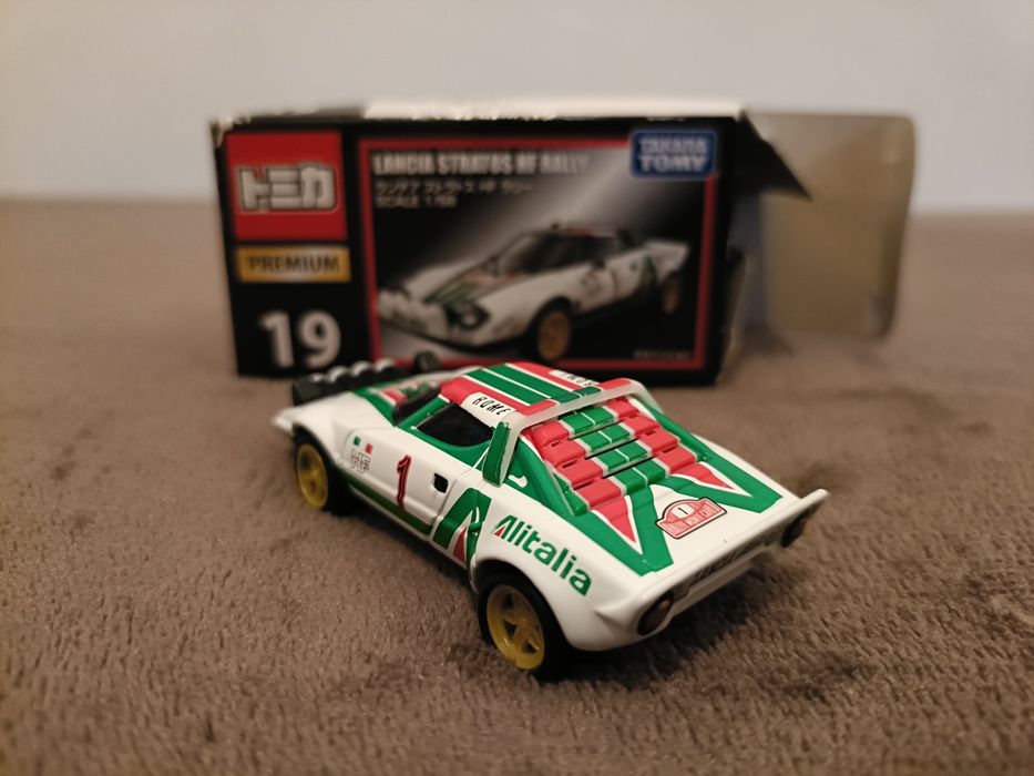 Tomica Premium Lancia Stratos HF Rally Alitalia