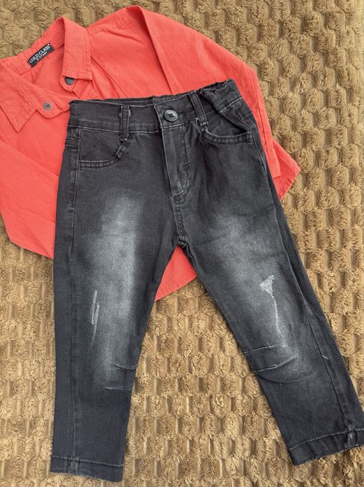 Костюм джинси і сорочка