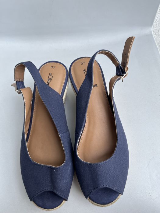 Espadryle/sandały na koturnie damskie S.Oliver Soft Foam 37