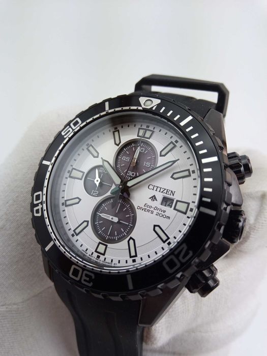 Японские мужские 200м дайверские часы - Citizen Eco-Drive CA0825-05A