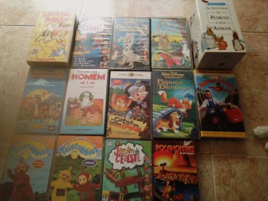 cassetes vhs infantis originais