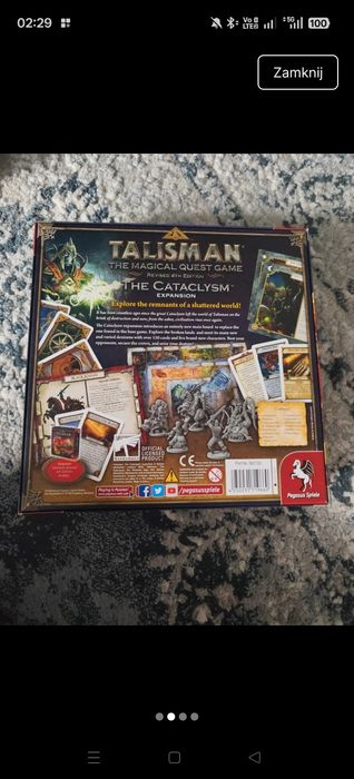 Talisman - the cataclysm