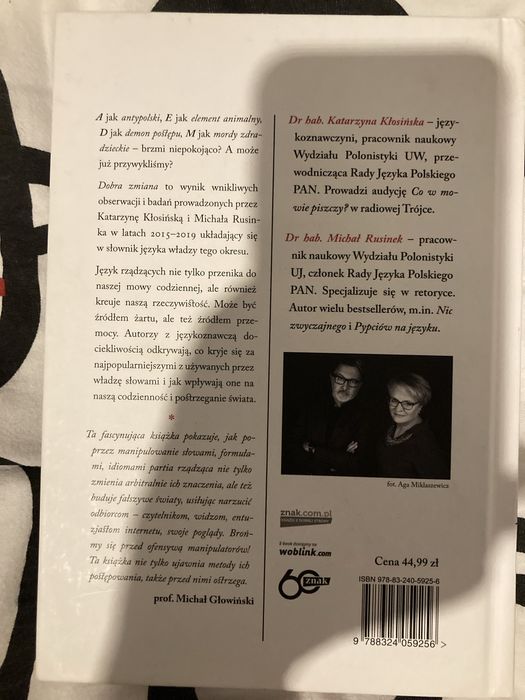 Dobra zmiana Rusinek Kłosińska