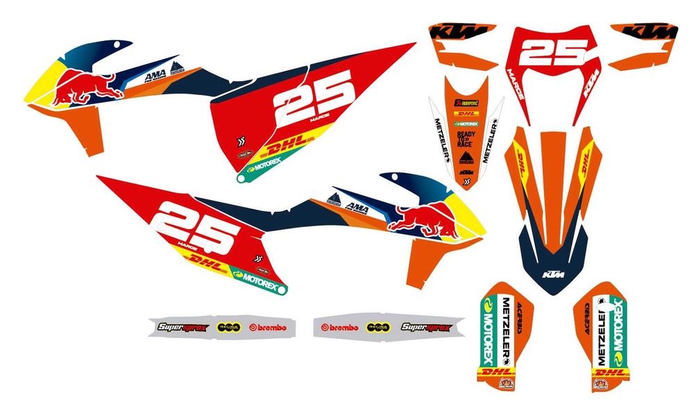 kit Autocolantes KTM 2017 a 2023