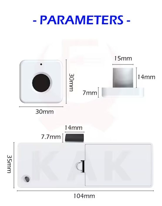 Смарт замок с отпечатком пальца.