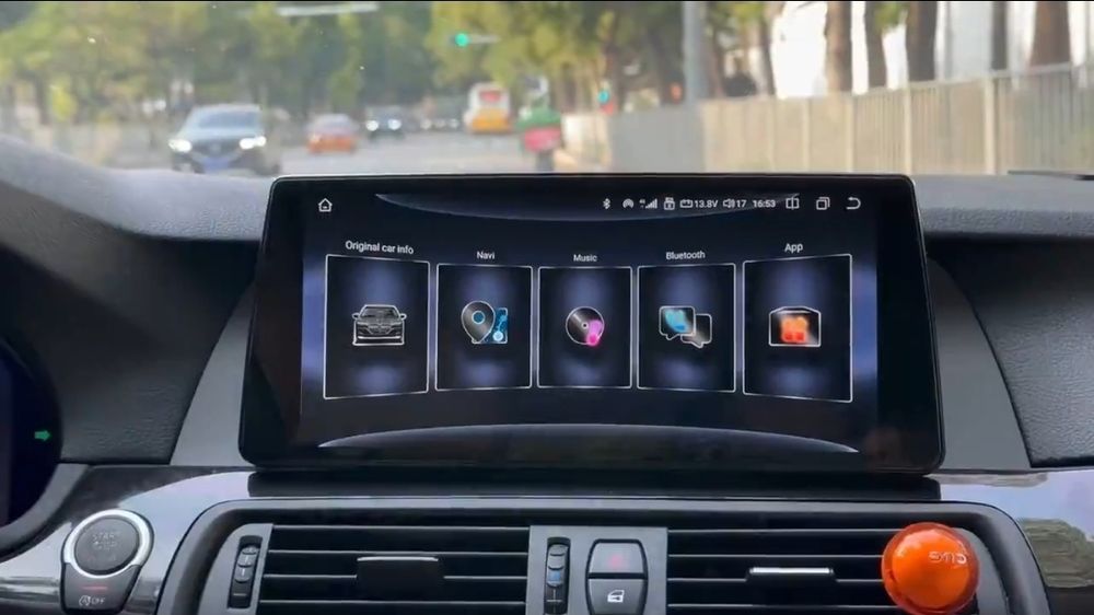 Tela BMW X5 E70 X6 E71 Android 14 (Novo)