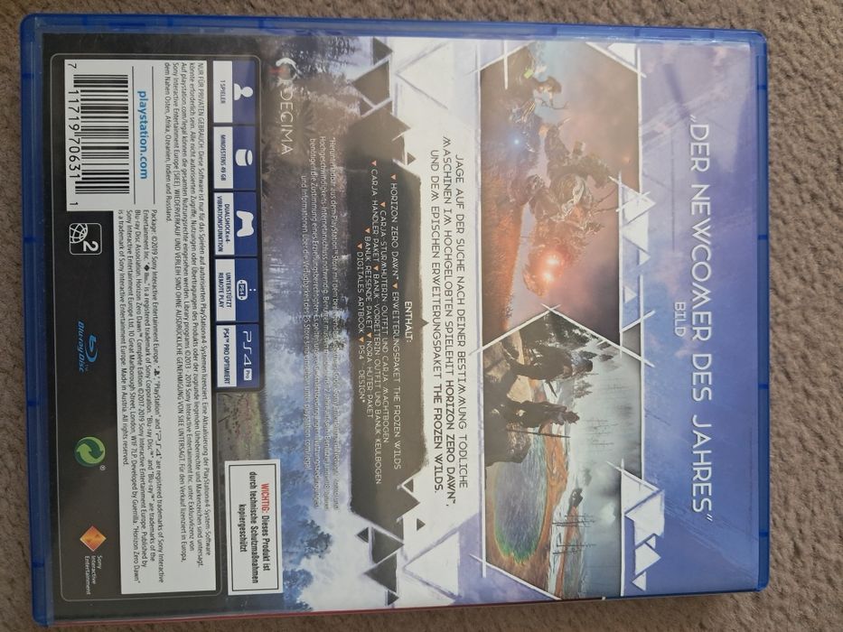Gry na ps4 i ps5, wersja Niemiecka