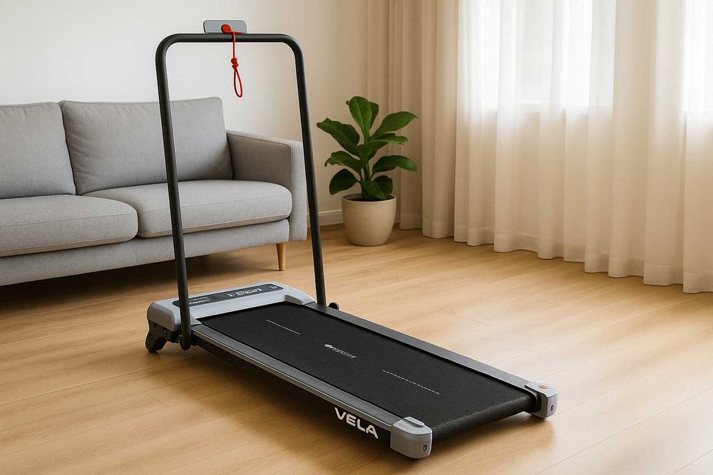 Nowa Bieżnia Domowa Elektryczna 1-10kmh Składana Regulacja i Aplikacja