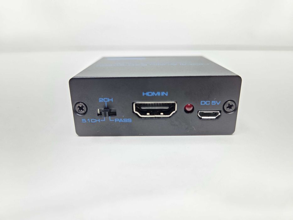 Ekstraktor Dźwięku, Konwerter 4K HDMI, 3,5mm AUX, Rozdzielacz Audio