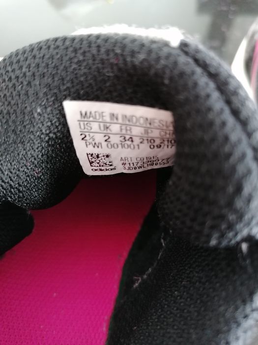 Ténis adidas n34 de menina