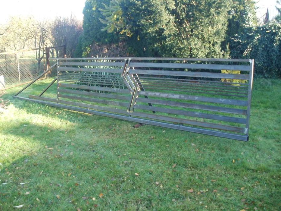 brama przesuwna z profili stalowych