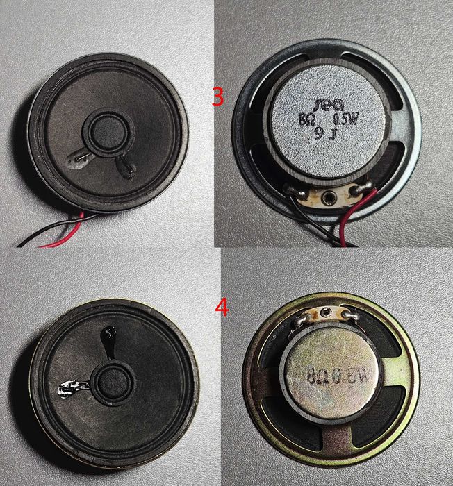 Динамики от колонок разные