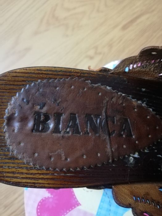 Socas madeira cabedal bianca 38