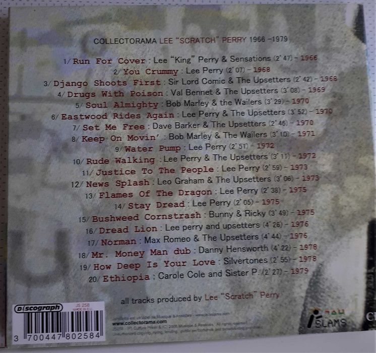 LEE SCRATCH PERRY  - Collectorama425563267153930241