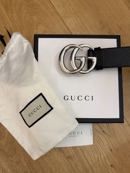 Pasek skorzany Gucci 90 (Vitkac)