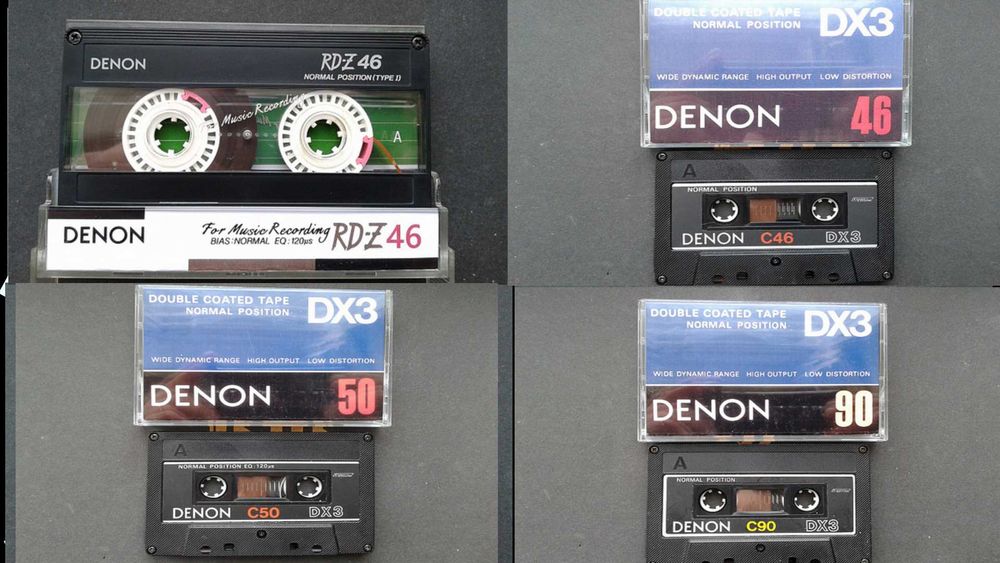 Аудиокассеты Denon HD-X, Denon RD-X, Denon HG-S, Denon HD7S