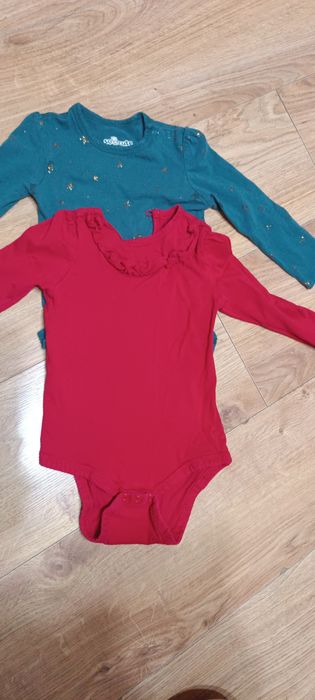 Dwie sukienki świąteczne+ 2x Body 86