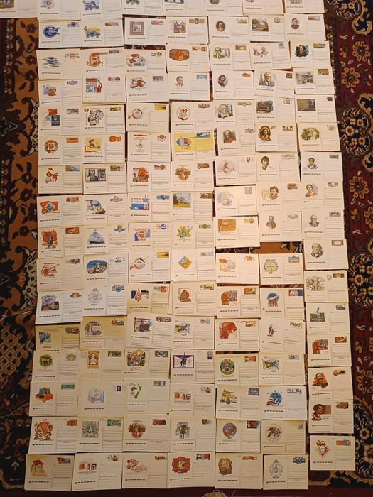 Почтовые карточки, конверты "Космос"