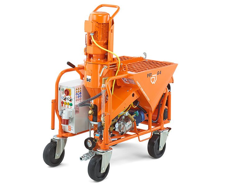 (Aluguer) Maquina Projetar Reboco e Auto-nivelante - PFT G4