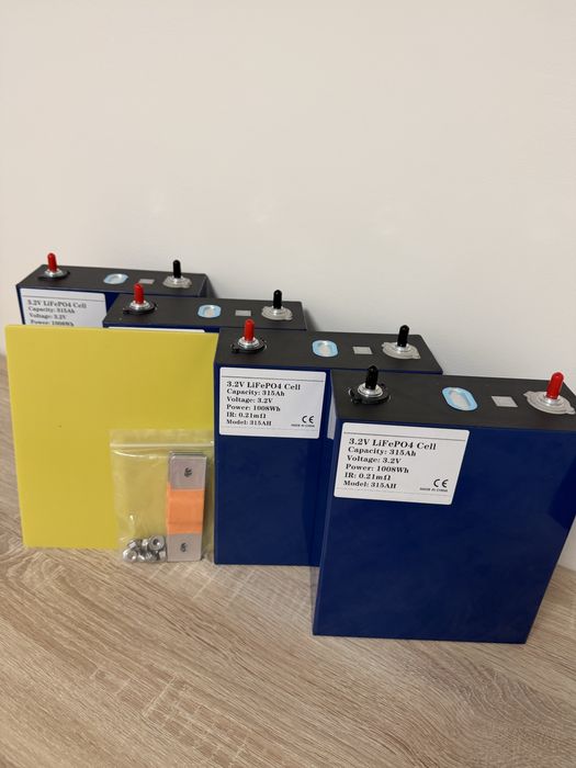 Комірки LiFePO4 315A 314А 280А , нові ясейки EVE