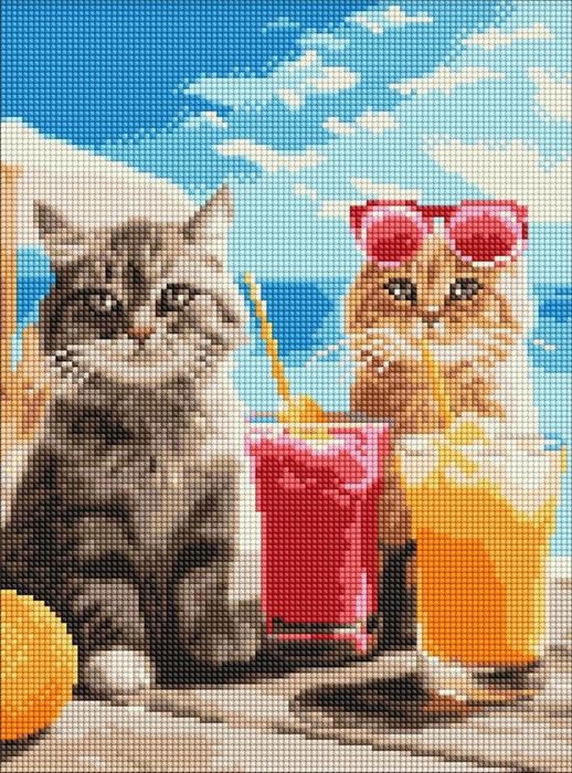 Diamentowa mozaika - Malownicza kraina 30x40cm Ideyka ,74x385 mm