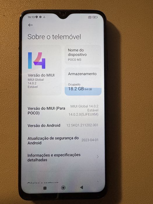 Xiaomi POCO M3 — Como Novo — Impecável!