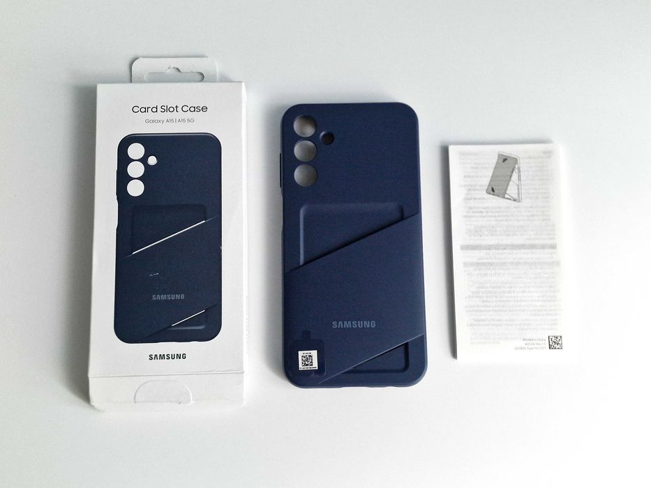 Plecki Samsung do Samsung Galaxy A15 niebieski