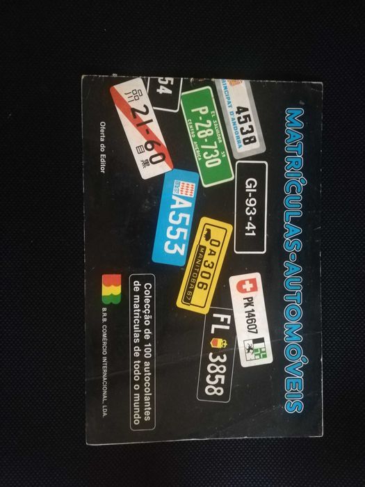 Cadernetas incompletas em bom estado