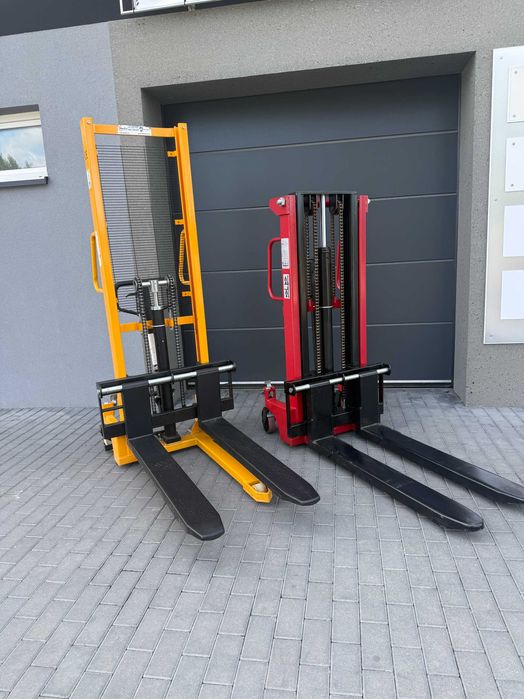 Wózek masztowy paletowy ręczny sztaplarka stacker model 1000kg , 1500kg 2000kg