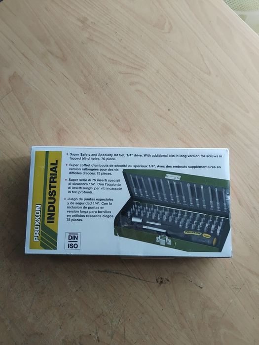 PROXXON Zestaw bitów specjalnych  serwisowanych PHTX Komplet 75 sztuk NO 23 107