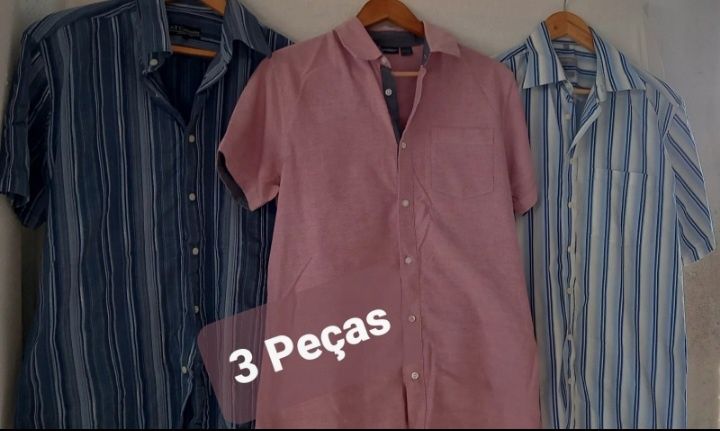 Camisas manga curta - tamanho M