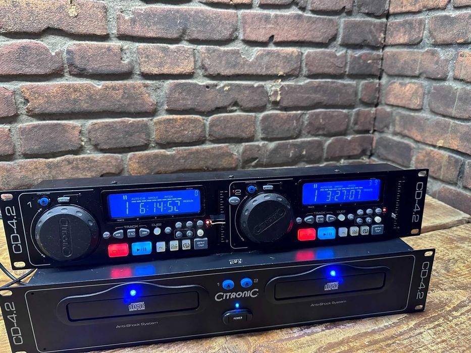 Odtwarzacz mikser DJ dwie płyty CD 4.2