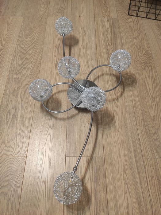 Żyrandol na 6 żarówek małych ledowych