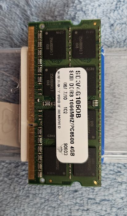 Оперативна пам'ять для ноутбука ,перативка  ОЗУ DDR3 4GB 1066Mhz PC3-8