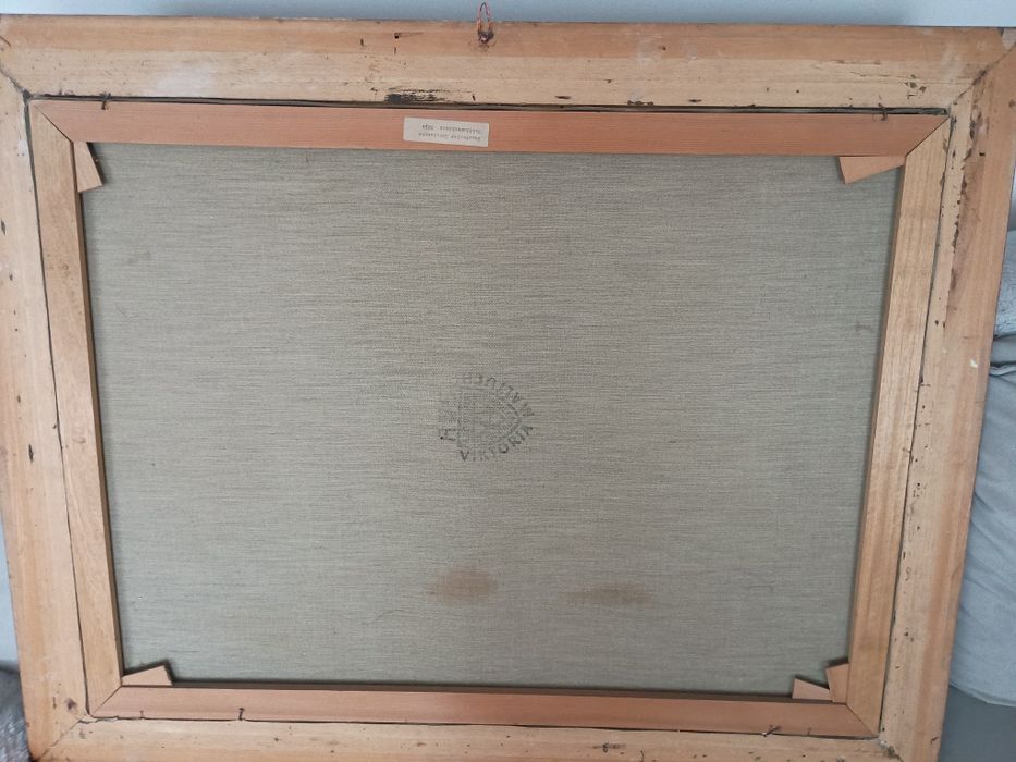 Pejzaż górski - olej/płótno - Fritz Zschiesche