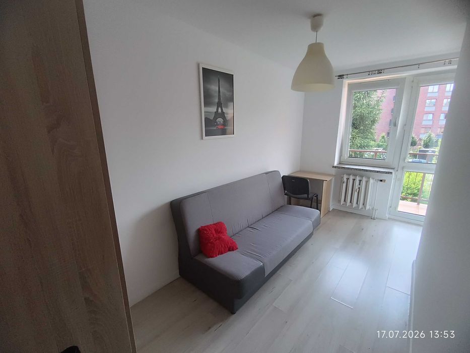 Pokój 1-osobowy z balkonem | Grzegórzki | ul. Grzegórzecka 81 | Bez prowizji | 1590 zł All-in