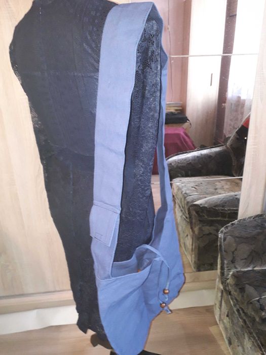 torba  drelich  granatowa