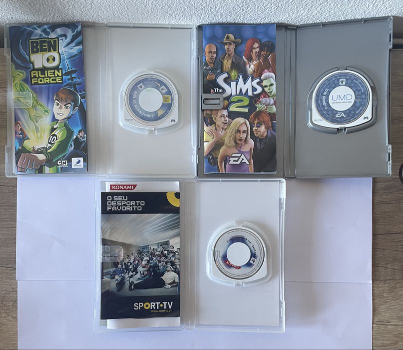 Lote 7 Jogos PSP Completo