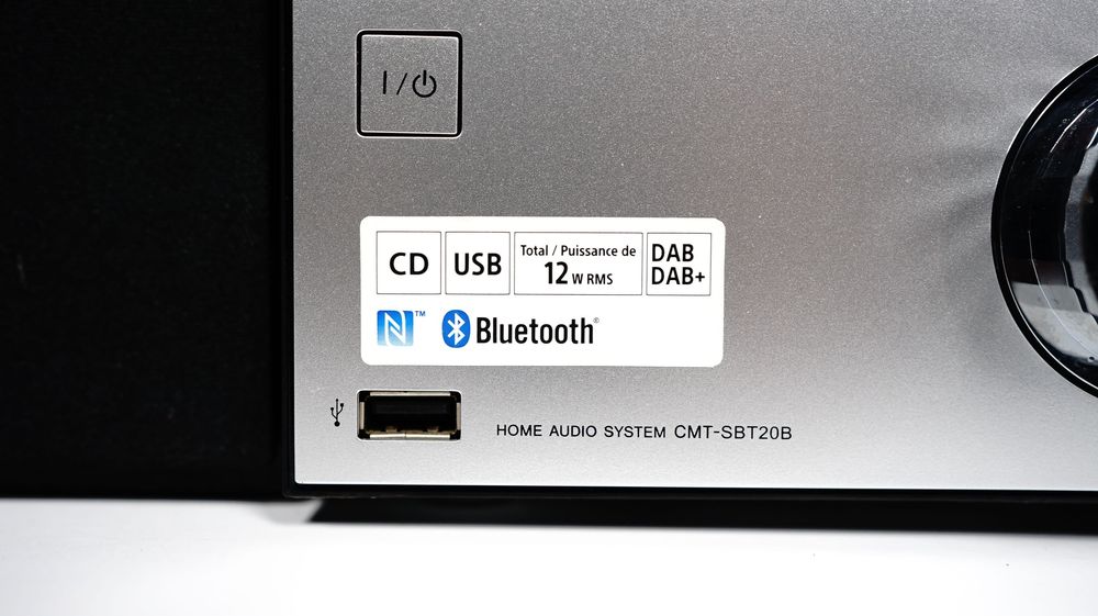 Mini wieża Hi-Fi SONY CMT-SBT20B Bluetooth Mp3 WMA USB CD CD-MP3 AUX