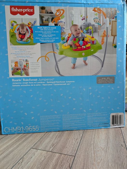 Mini trampolina dla dzieci fischer-price