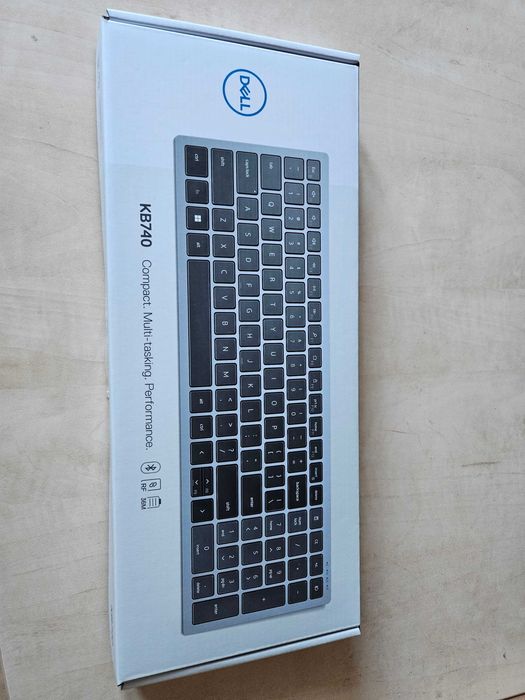 Klawiatura bezprzewodowa Dell KB740 | Bluetooth + 2.4GHz | Jak nowa