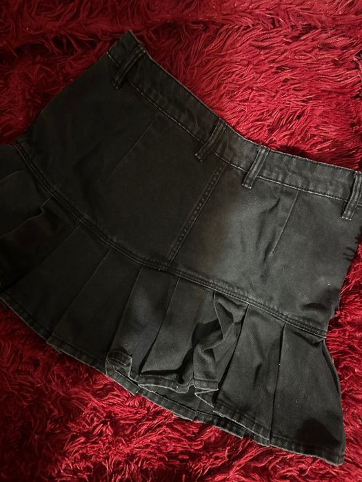 Спідниця джинсова BERSHKA з рюшами