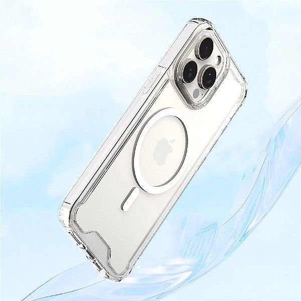 Etui Wozinsky Clear Corner Case MagSafe na Samsung Galaxy S25 - przezr