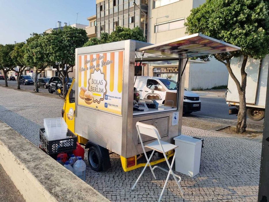 2 Piaggio Ape de eventos + reboque, Bar Móvel e Street Food