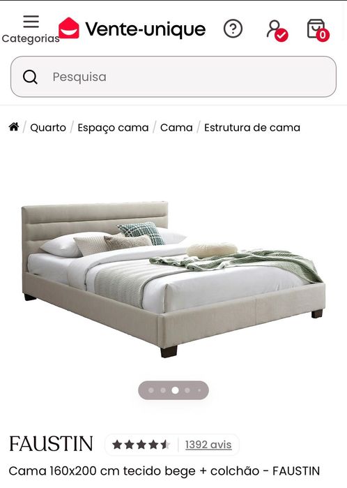 Mobília de quarto - cama