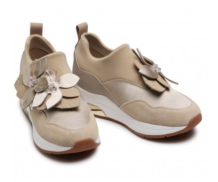 Sneakersy Liu Jo zamszowe beżowe 41