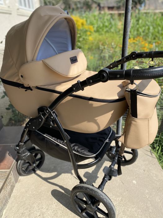 Дитяча коляска 2 в 1 Classik (Класик) Victoria Gold екошкіра
