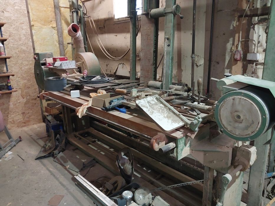 Szlifierka Dlugotasmowa z Wyciągiem Niemiecka Burkle