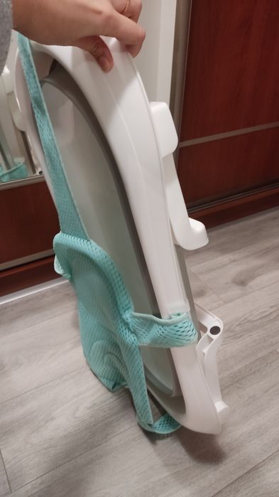 Wanienka składana z wkładką dla niemowlaka